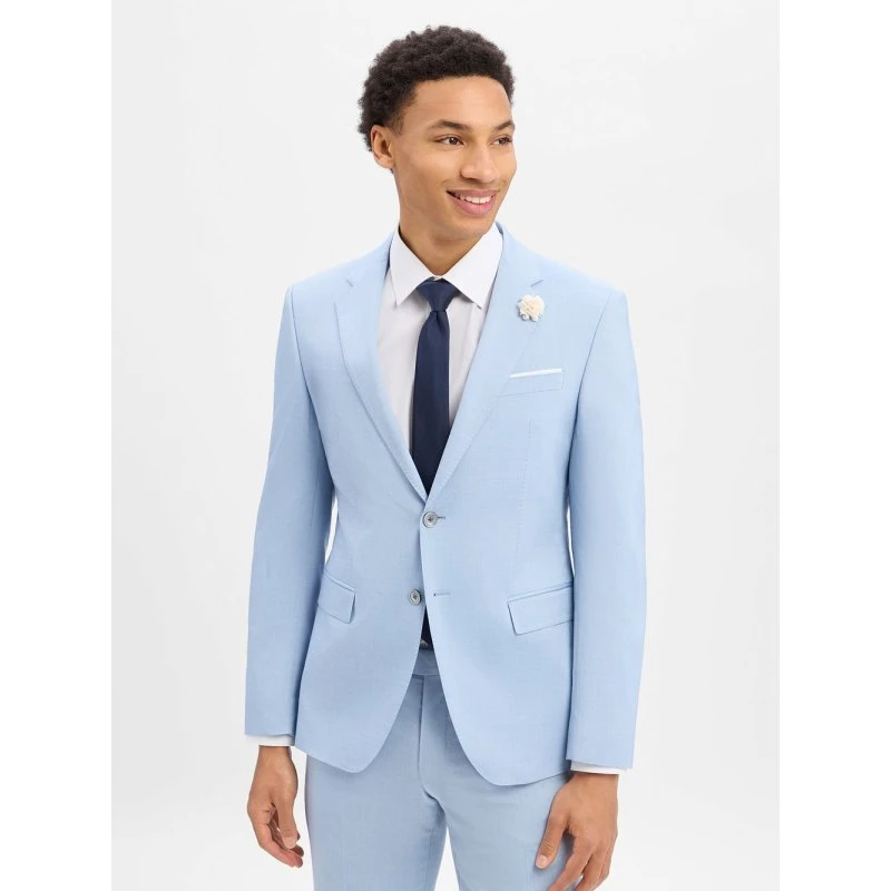 Joop! Marynarka Slim Fit z Wełną - Niebieska