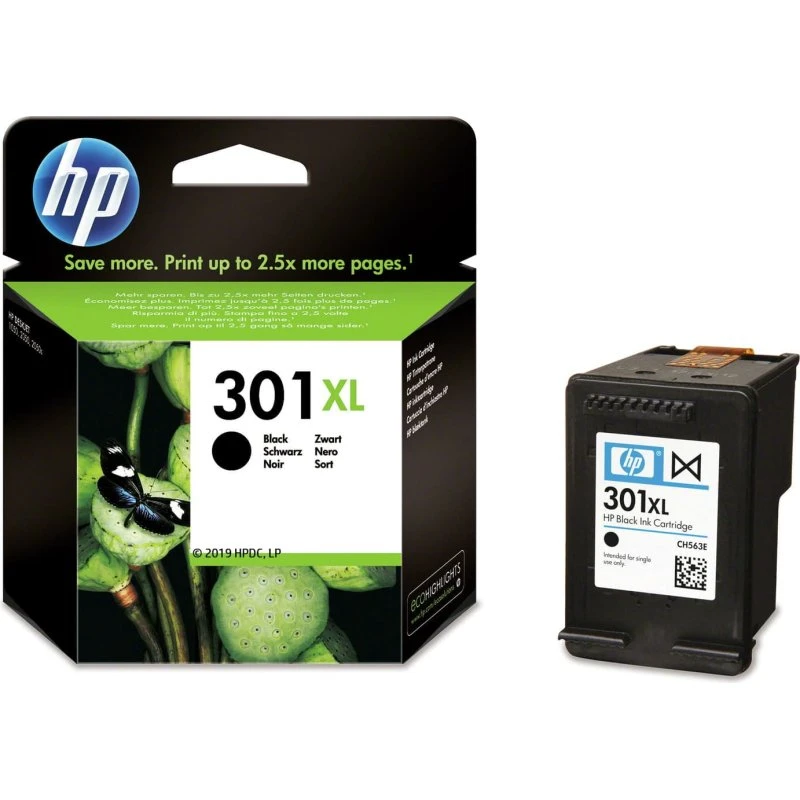 HP 301XL Czarny (CH563EE) – oryginalny tusz 8 ml