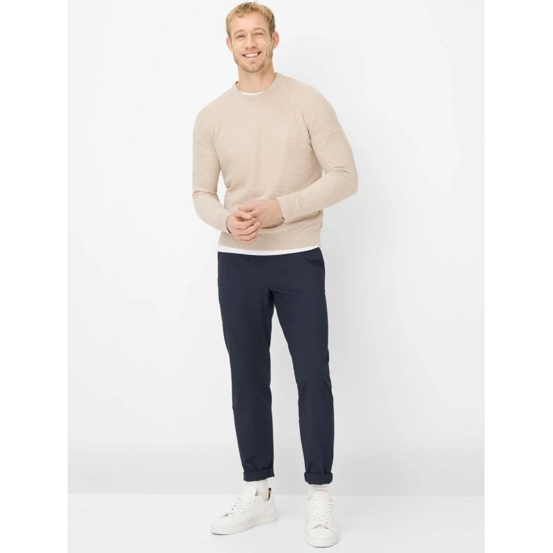 Brax Chino Phil Tapered Fit – Niebieskie Spodnie Męskie