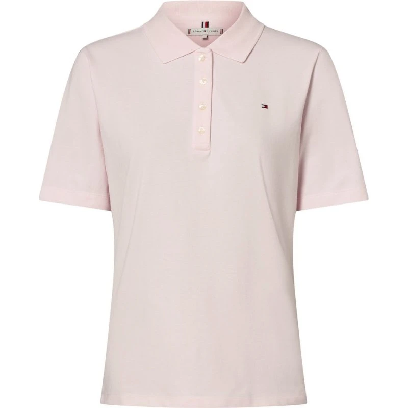 Tommy Hilfiger Koszulka Polo Damska Różowa Pika
