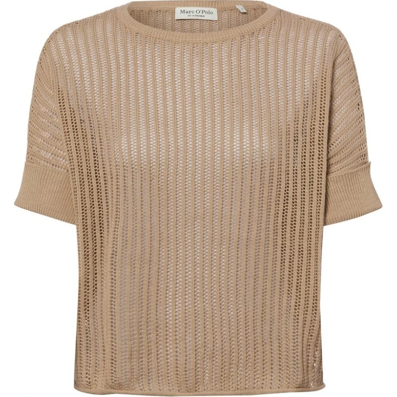 Marc O'Polo Koszulka Z Dzianiny Beige L