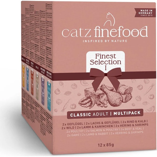Catz Finefood Pakiet mieszany w saszetkach, 60 x 85 g