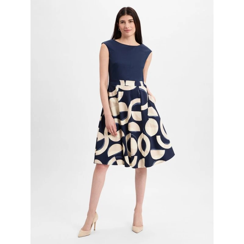 s.Oliver BLACK LABEL sukienka A-line niebieska, 38