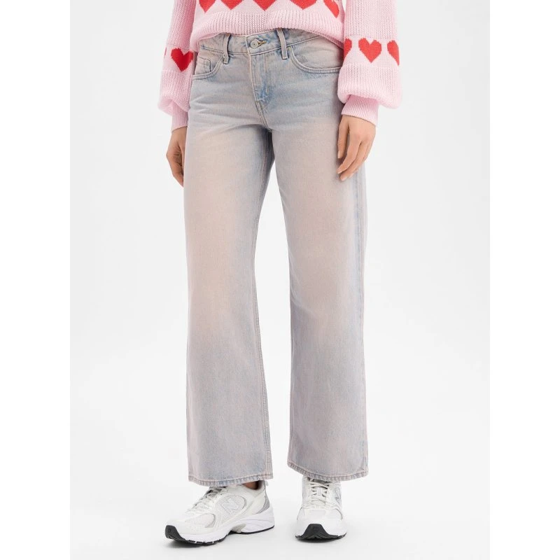 Levi's® Dżinsy Low Loose z szerokimi nogawkami, różowe