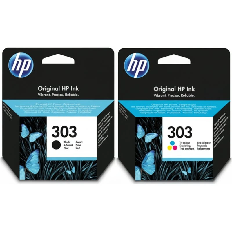 HP 303 (3YM92AE) zestaw tuszy Czarny + Kolor (oryginalne)
