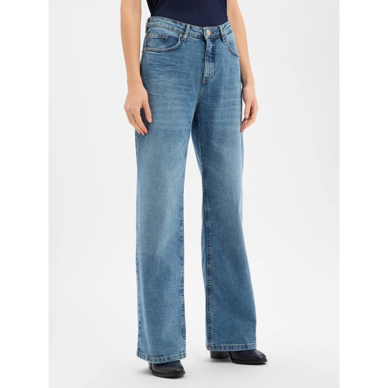 Opus Jeansy Miva Escape Kobiety Niebieskie 34-32
