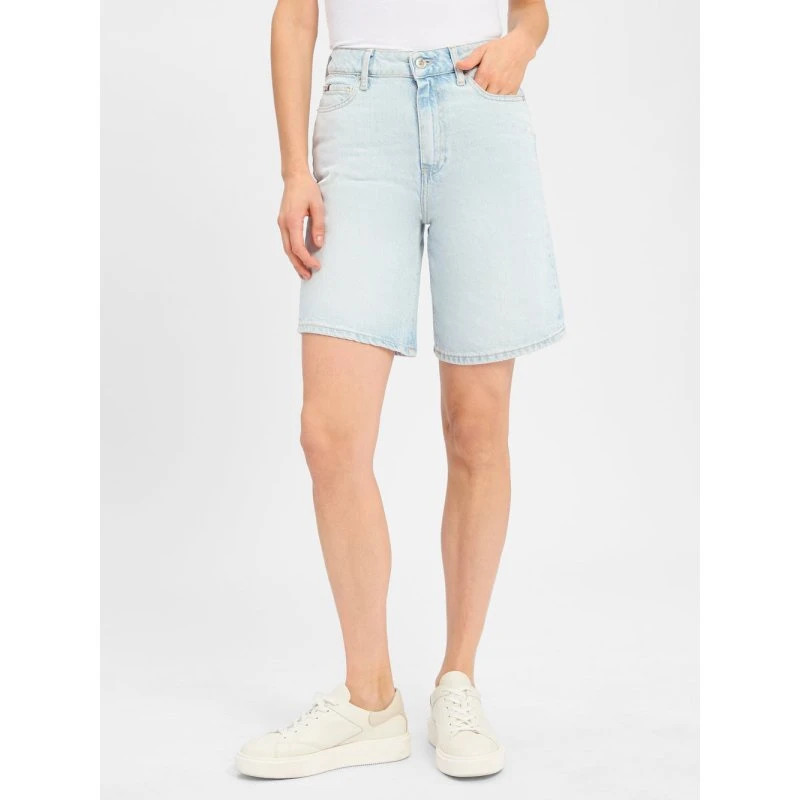 Tommy Hilfiger Szorty Jeansowe Regular Fit Niebieskie