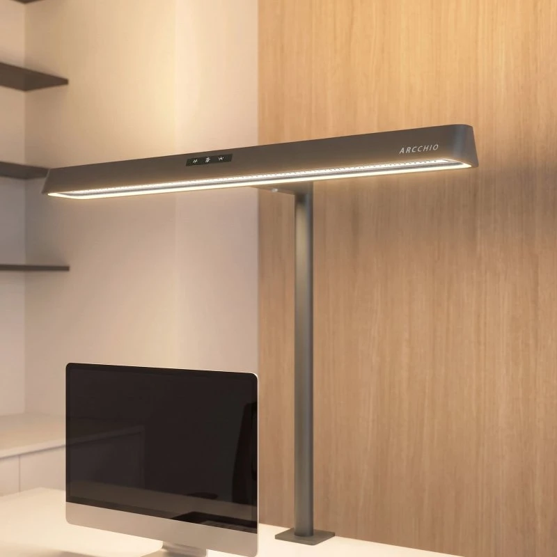 Arcchio Shax Lampa z klipsem LED, czarna, ściemniana, 4000K