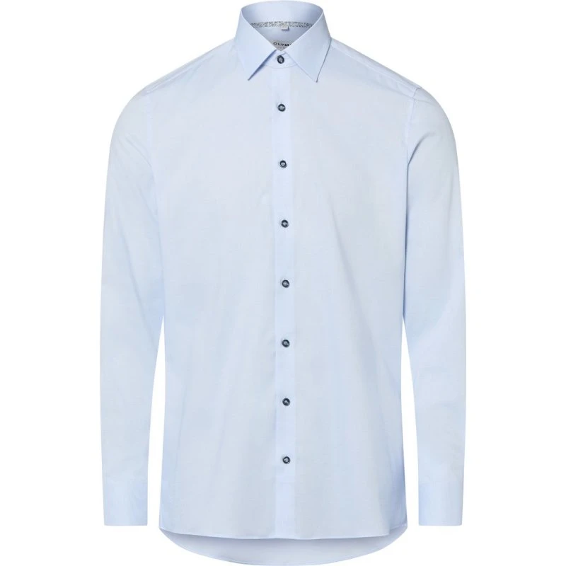 Olymp Level Five Koszula Biznesowa Slim Fit Niebieska 44