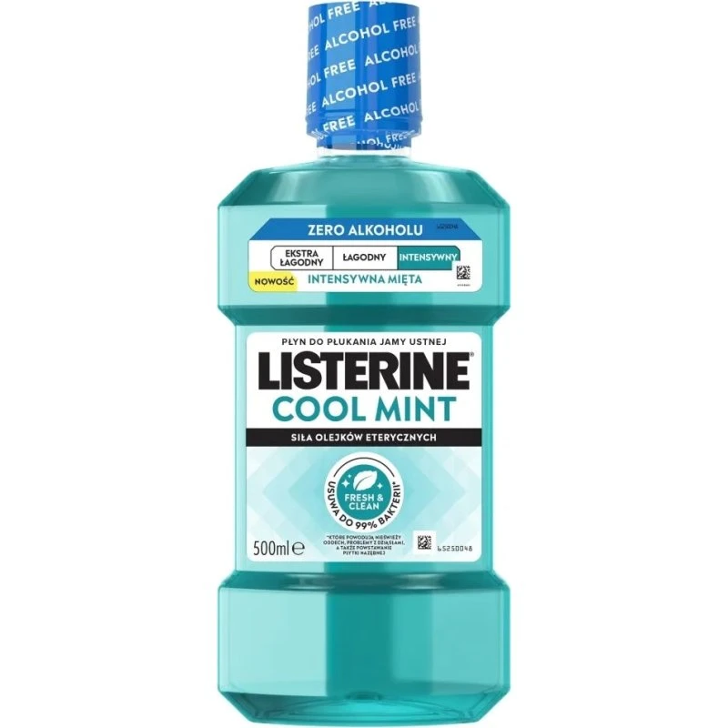 Listerine Cool Mint płyn do płukania jamy ustnej, 500ml