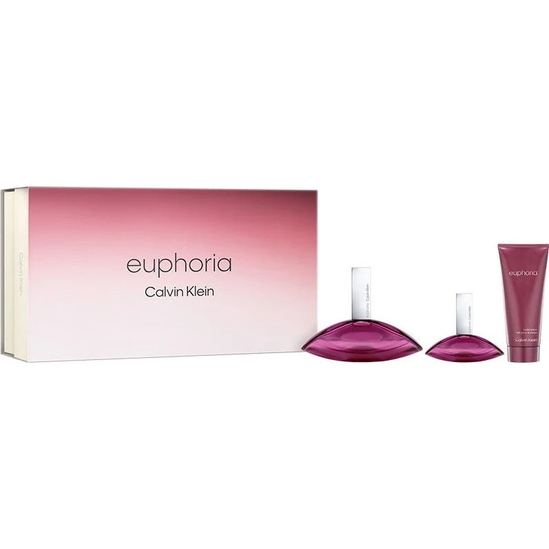 Calvin Klein Euphoria Zestaw: EDP 100ml + EDP 30ml + Balsam 100ml