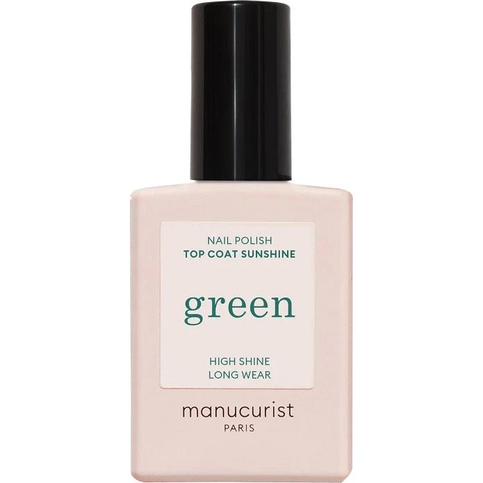 Manucurist Green Top Coat Sunshine 15ml - Nabłyszczający lakier