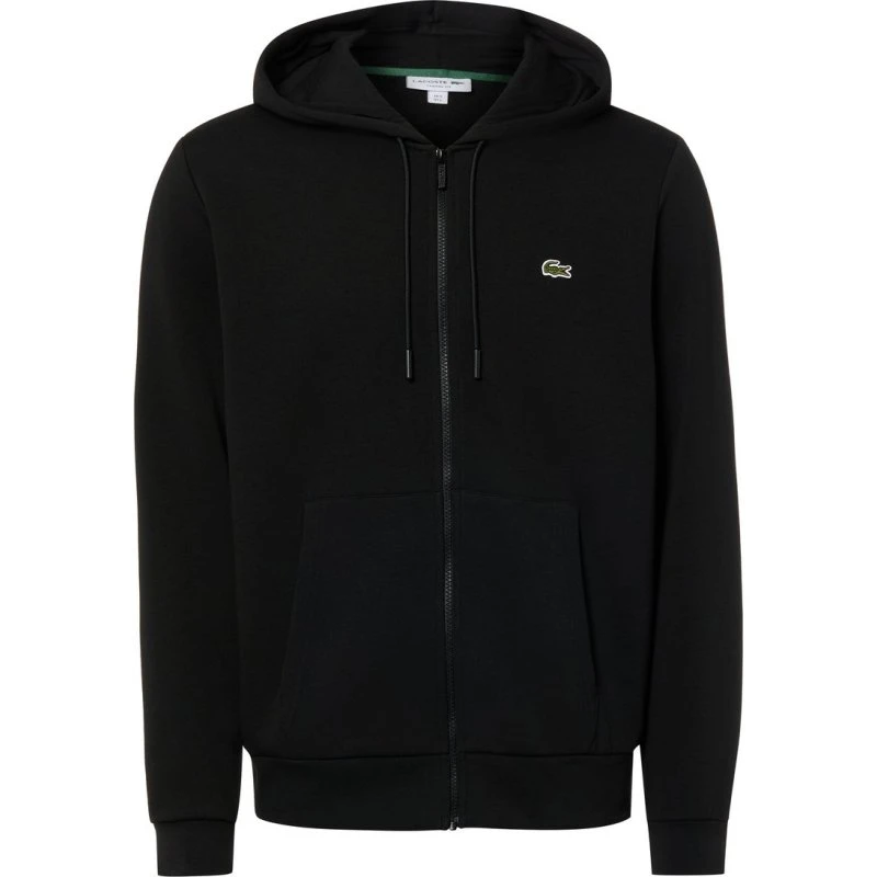Lacoste Bluza Rozpinana z Kapturem Czarna