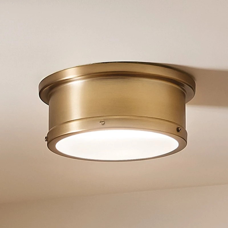 KICHLER Lampa sufitowa Serca, mosiądz, Ø 36 cm, E27