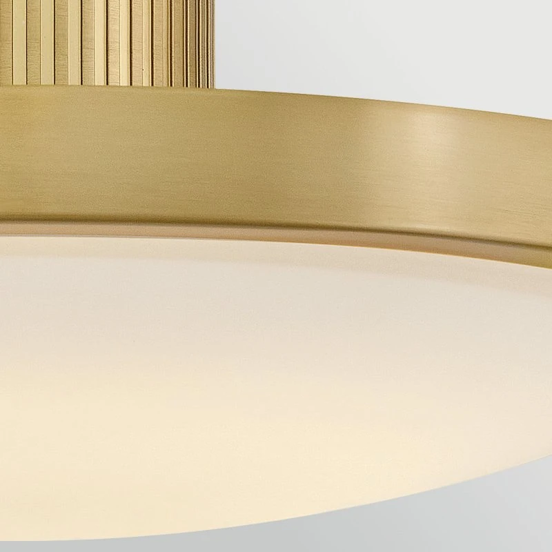 HINKLEY Lampa sufitowa LED Kieran, mosiądz, Ø 36 cm