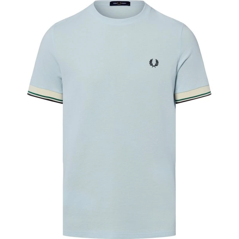 Fred Perry Koszulka Polo Mężczyzn Niebieska, Bawełna Piqué, L