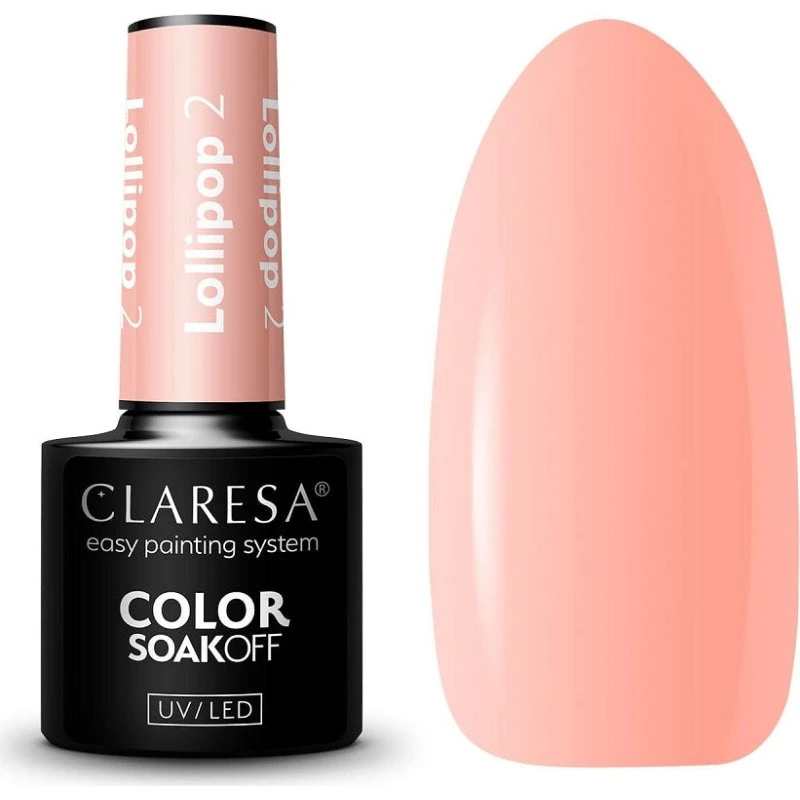 Claresa Soak Off UV/LED Lollipop lakier hybrydowy 25g