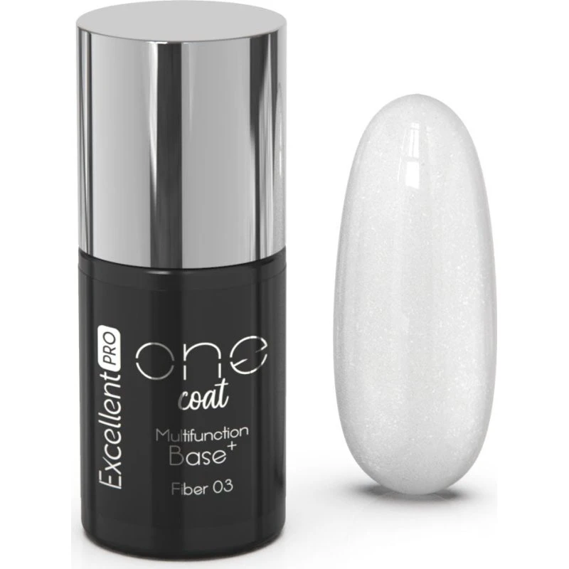 Excellent PRO One Coat Multifunction Fiber Base Sparkling Snow 7g