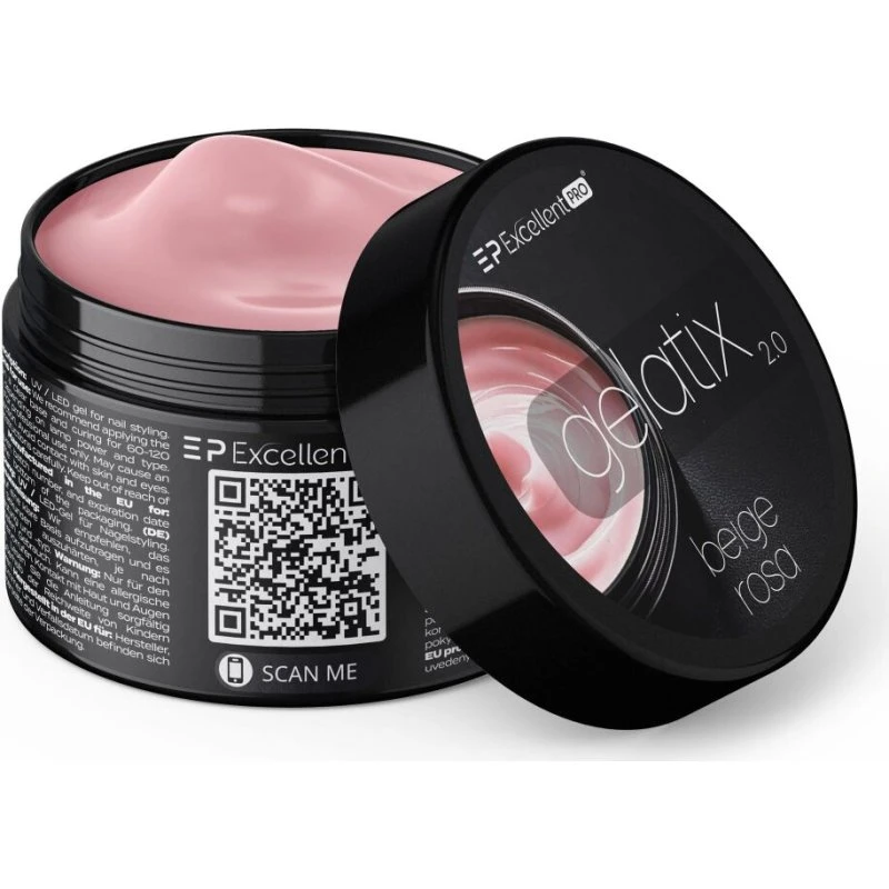 Excellent PRO Gelatix 2.0 Żel Budujący Beige Rosa 15g