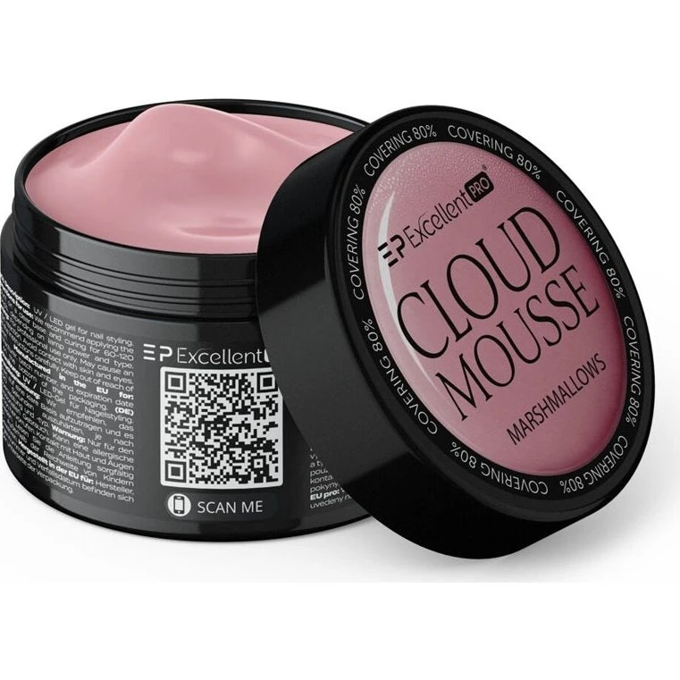 Excellent PRO Cloud Mousse żel budujący Marshmallows 50g