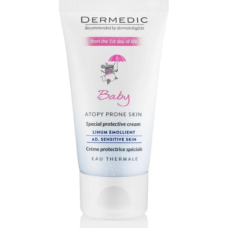 Dermedic Linum Emolient Baby Ochronny Krem SPF 15, 50g