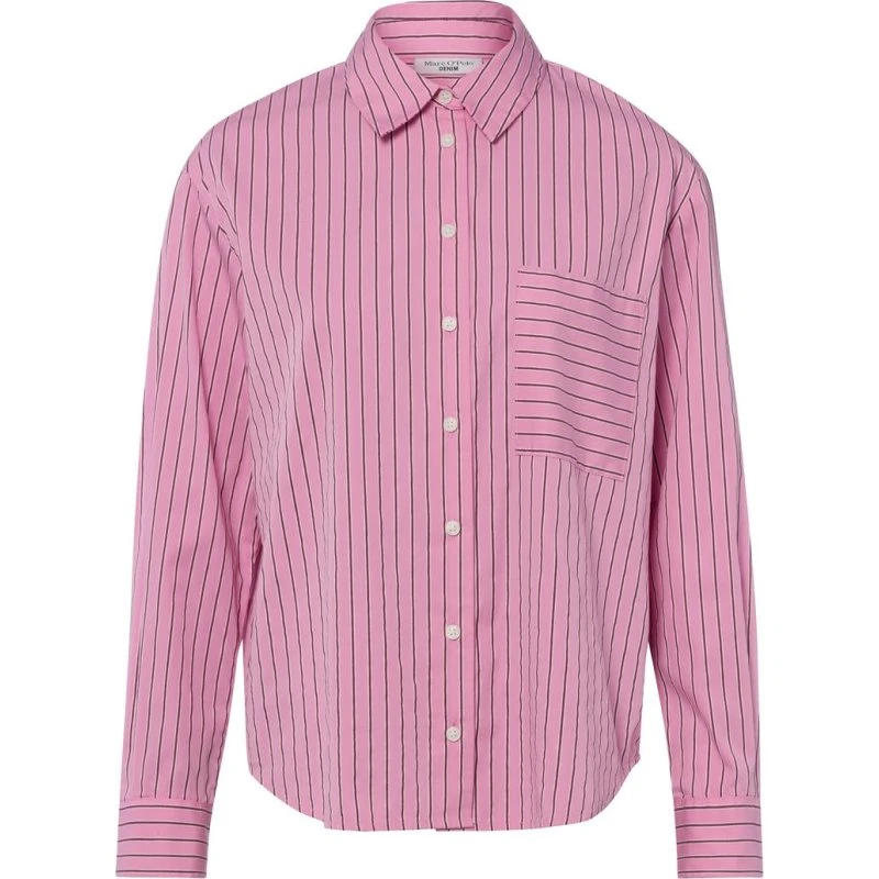 Marc O'Polo Bluzka Koszulowa Denim Różowa