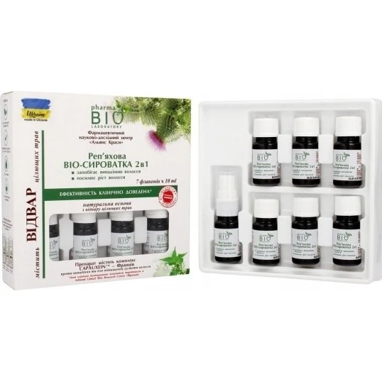 Bio Pharma Laboratory Serum Łopianowe 2w1 przeciw wypadaniu 7x10ml
