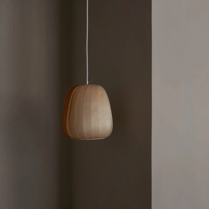 Tom Rossau Lampa wisząca ST906, biała, papier, 27 cm