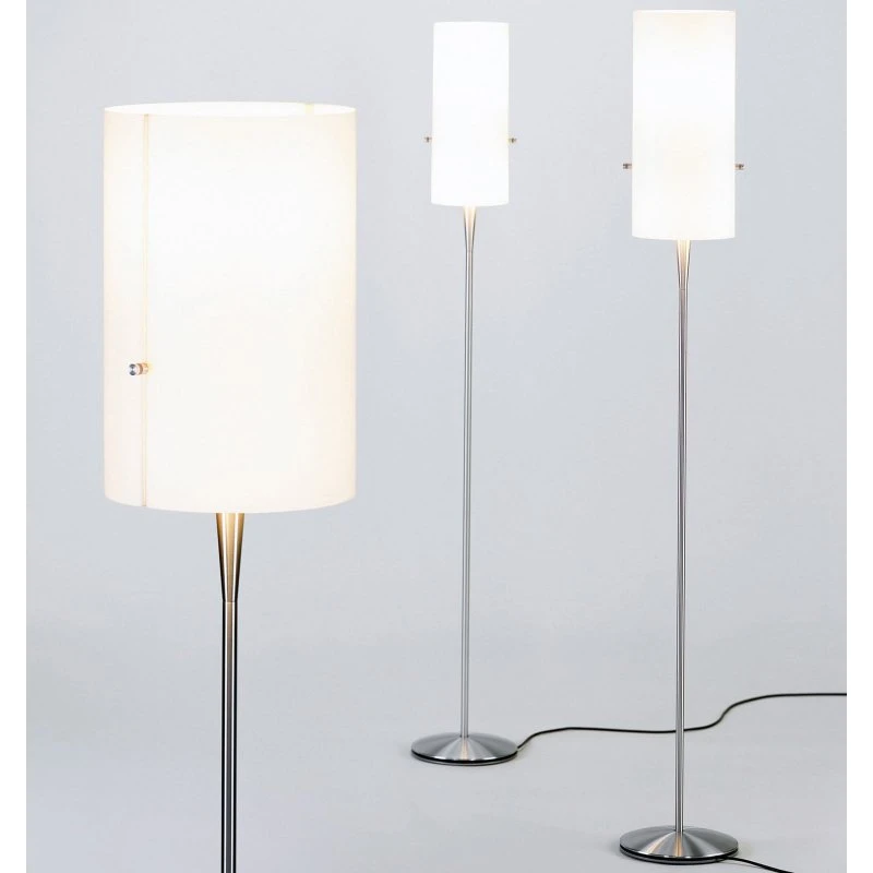 serien.lighting Club S – Lampa stojąca LED, aluminium, chintz