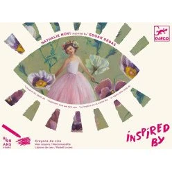 Djeco Zestaw artystyczny INSPIRACJE Baletnica – pastele olejne