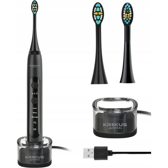 Krexus Sonic 3 Tryb IPX7 – Szczoteczka Elektryczna do Zębów