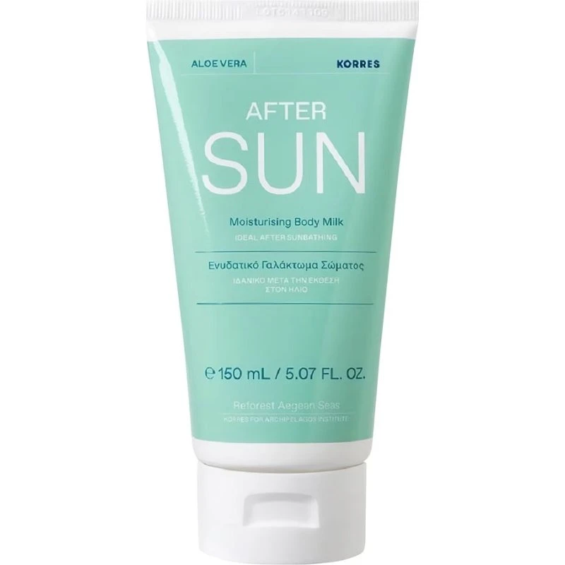Korres Aloe Vera After Sun nawilżające mleczko z aloesem 150ml