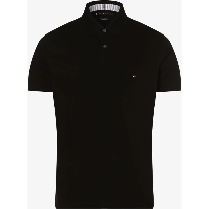 Tommy Hilfiger Koszulka Polo Regular Fit Czarna XXL