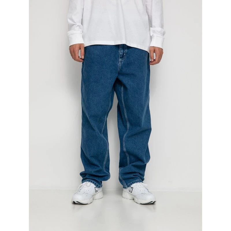 Carhartt WIP Simple Pant niebieski 100% bawełna