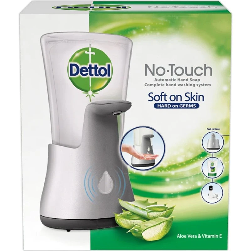 Dettol Bezdotykowy Zestaw Mydła w Płynie Aloes i Bambus 250 ml