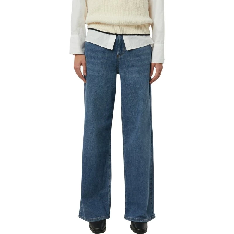 Jeansy comma Anna Wide Leg niebieskie, rozmiar 44