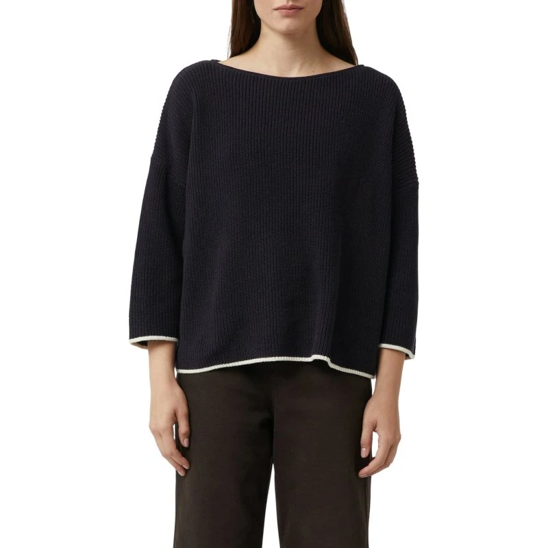 Sweter z dzianiny comma niebieski, rozmiar 40