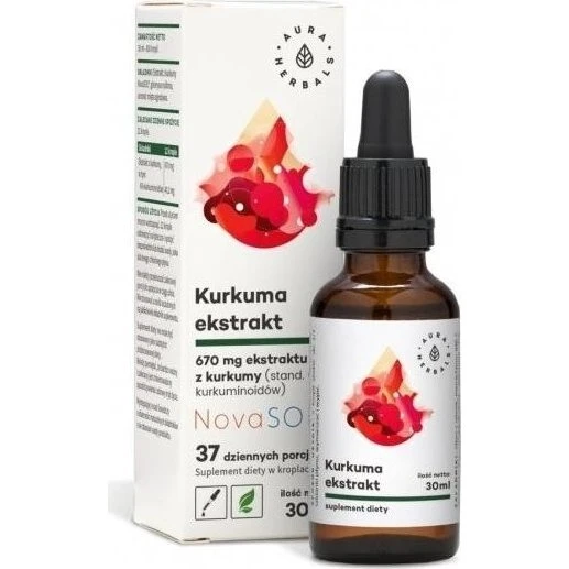 Aura Herbals Kurkuma Ekstrakt NovaSol 30ml