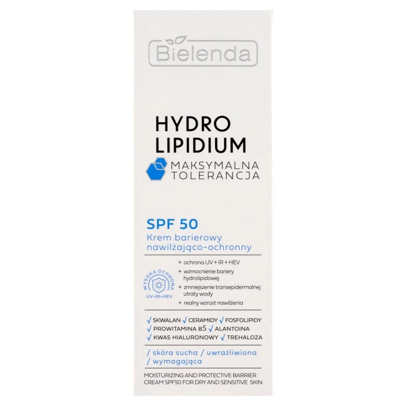 Bielenda Hydro Lipidium krem barierowy SPF50+ 30 ml