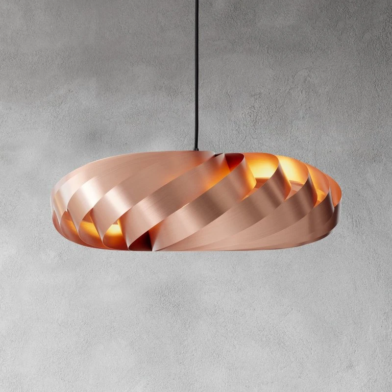 Tom Rossau Lampa wisząca TR5, miedź i aluminium, Ø 60 cm