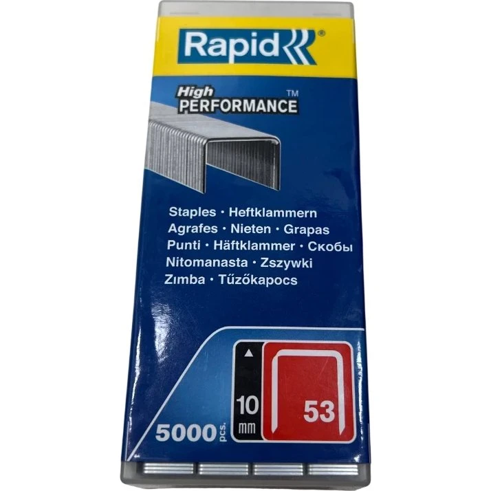 Rapid Zszywki nr 53, 10 mm, 5000 szt.