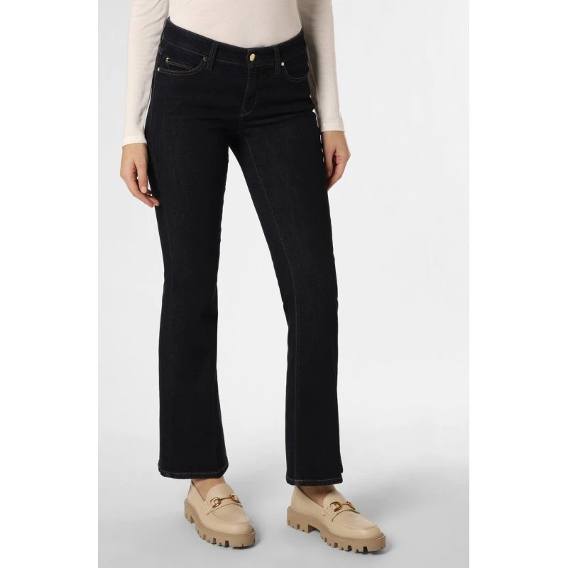 Cambio Jeansy Flare Paris niebieskie