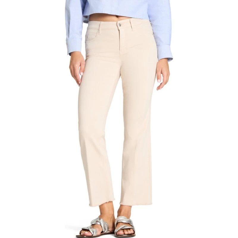 Cambio Jeansy Bootcut Francesca beige