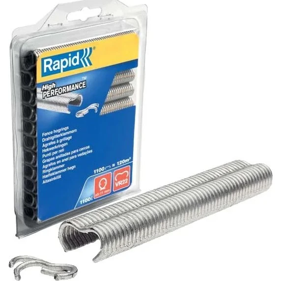 RAPID Zszywki ogrodzeniowe VR22 5-11mm galwanizowane 1100 szt.