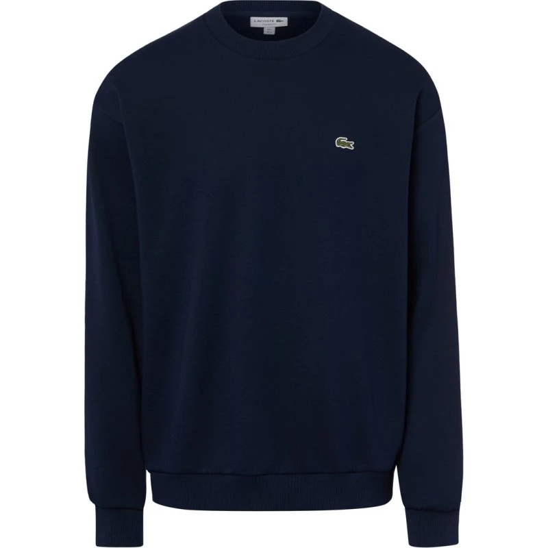 Bluza Lacoste niebieska z melanżowym wykończeniem