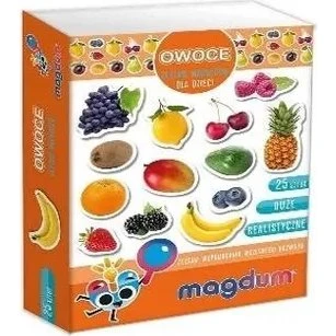 Aston Owoce – zestaw magnesów 25 sztuk