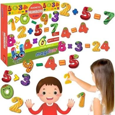 Aston Active Magnesy nauka liczenia owoce, 209x213 mm