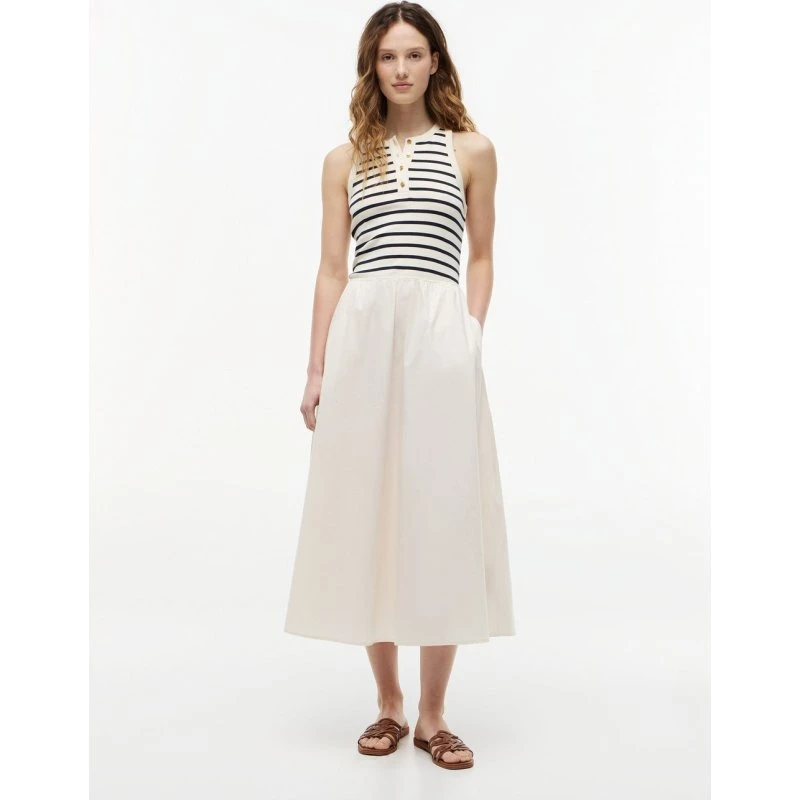 Tommy Hilfiger Sukienka Maxi Bawełniana - Niebieska