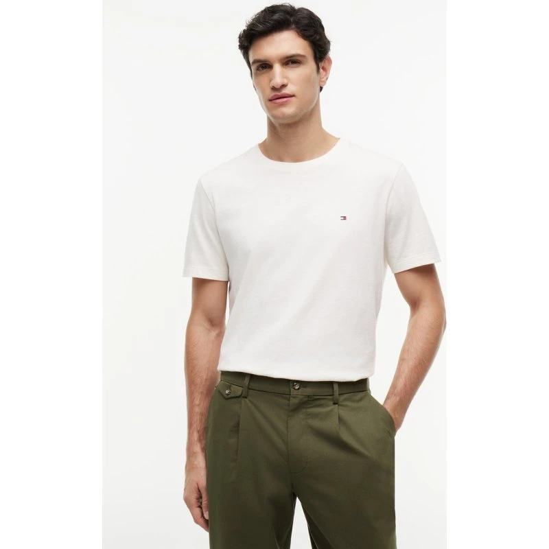 Tommy Hilfiger T-shirt ESS Seasonal Reg Fit Solid Beżowy