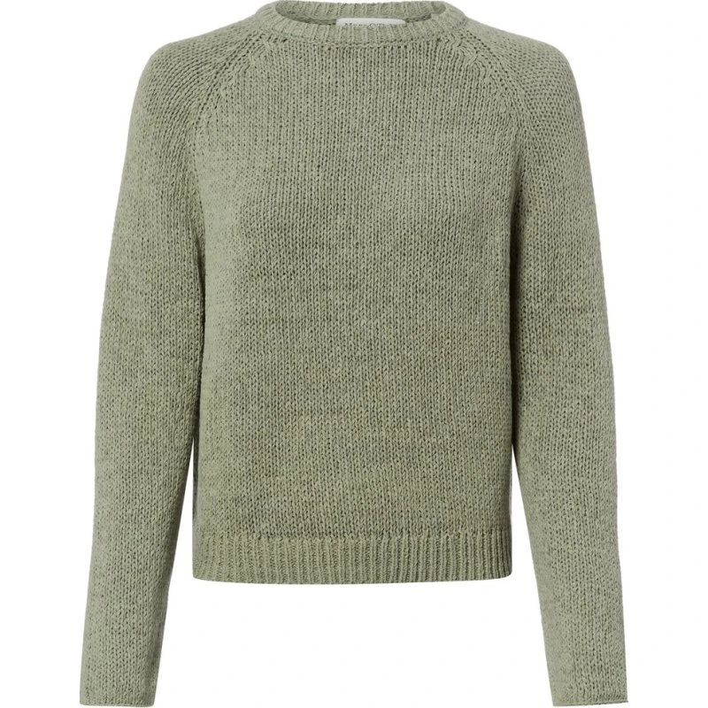 Marc O'Polo Sweter z dzianiny bawełnianej zielony, XL